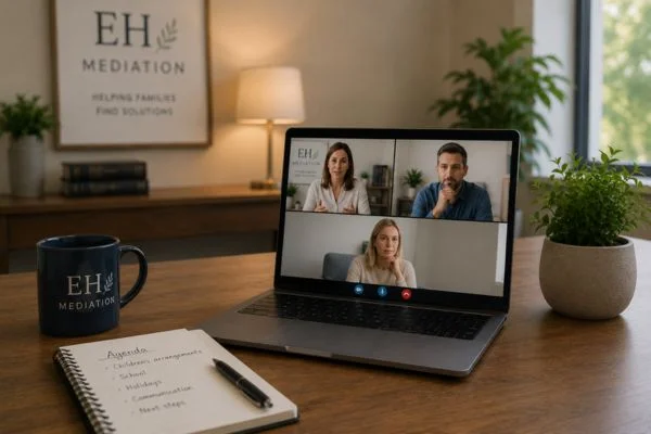 child access mediation Halstead online meeting.